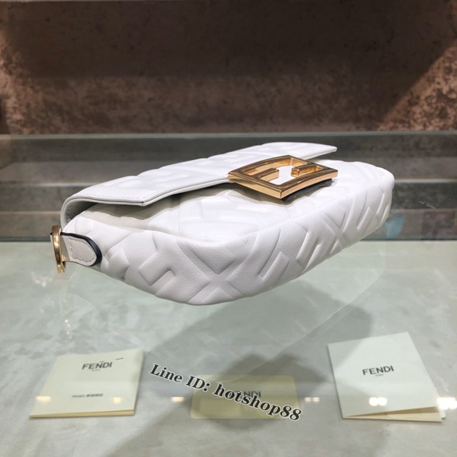 FENDI精品女包 芬迪BAGUETTE羊皮手袋 Fendi 0191s迷你肩背斜挎包 fdzg2522